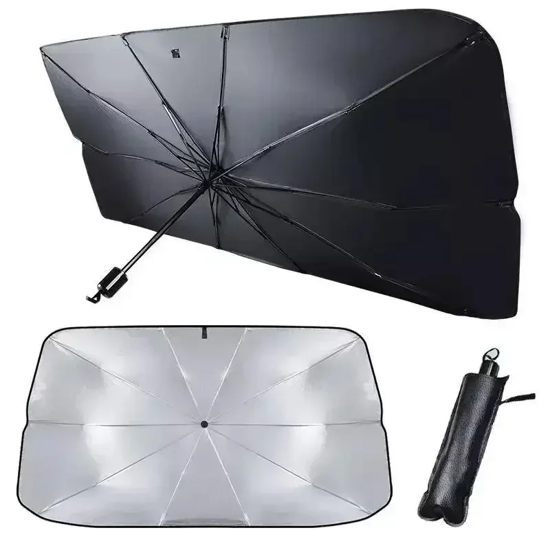 Car Accessories For Interior - 車用サンシェード パラソル 車のフロントウィンドウ用サンシェードカバー 日焼け防止インテリア フロントガラス保護アクセサリー