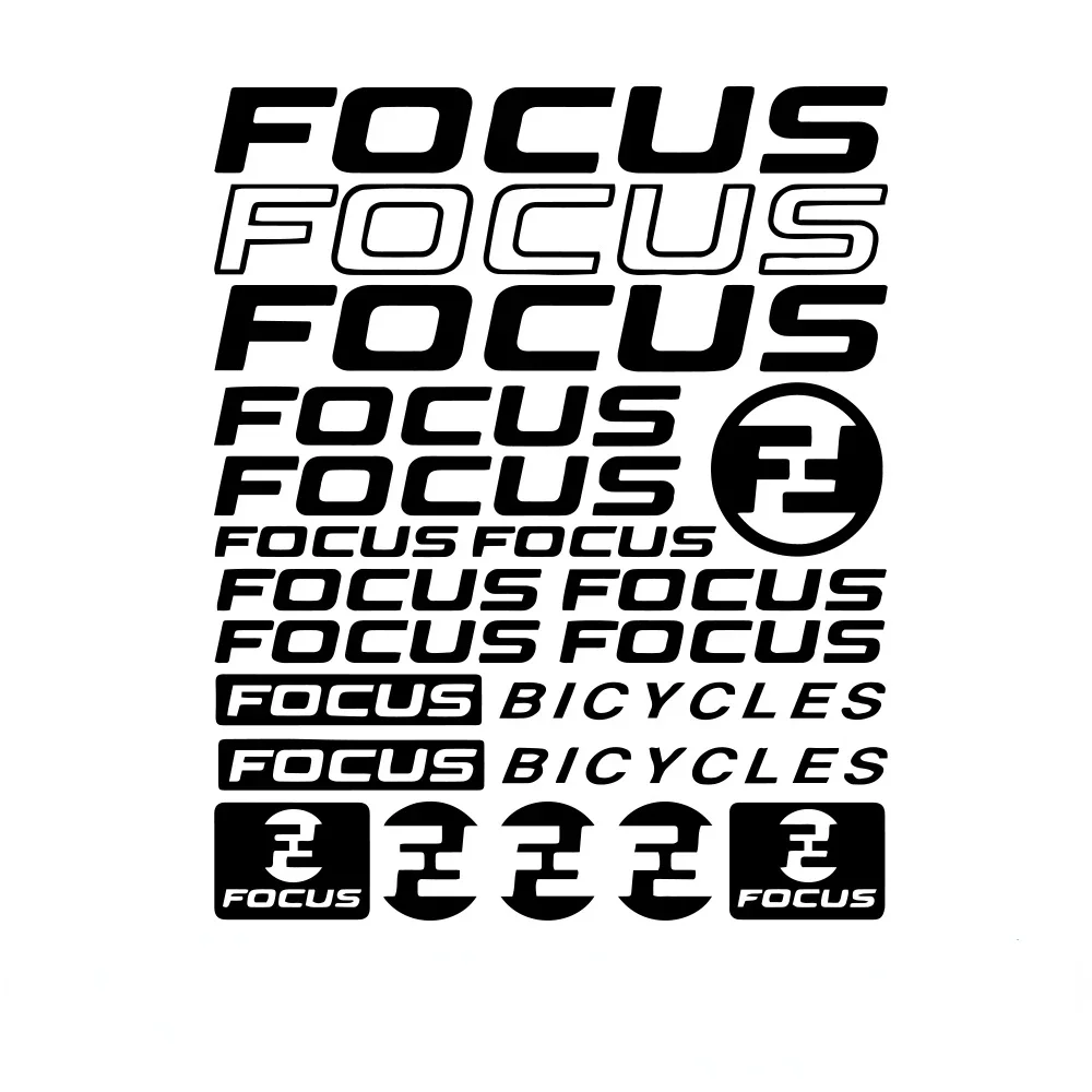 Car Accessories Outside - 車のステッカー パーソナリティ自転車フレーム ビニール デカール フォーカス自転車フレーム セット
