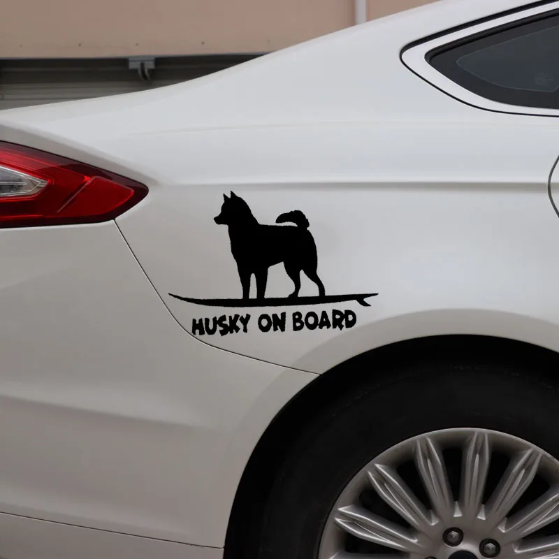黒/銀の色のPVCステッカー,車の窓の装飾のためのボード犬の - Car Accessories Outside のレビューと価格