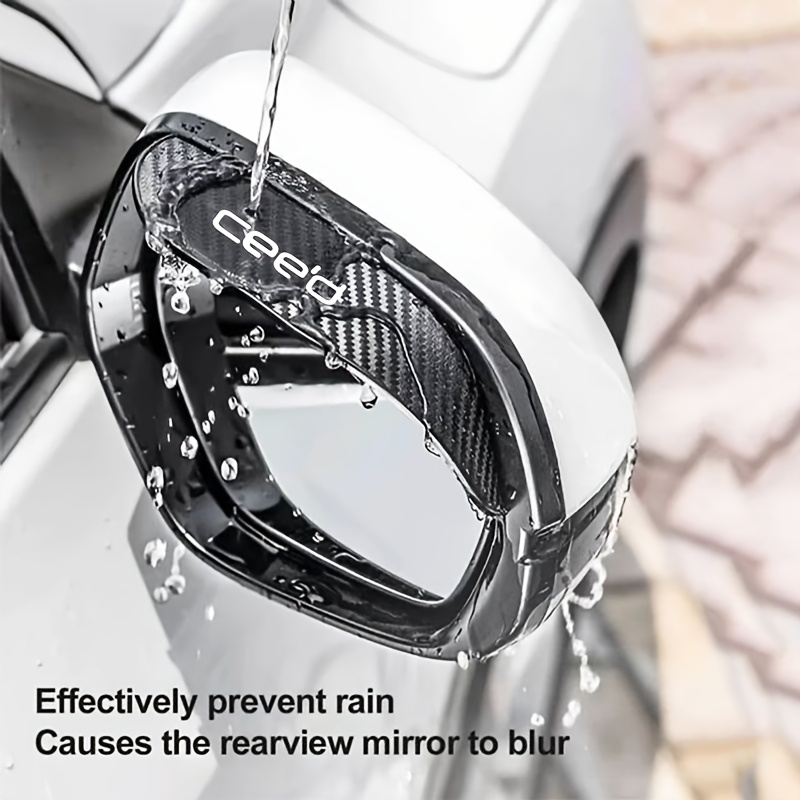 2 個車のバックミラーレインシールドレインアイブロウレインカ - Car Accessories Outside のレビューと価格