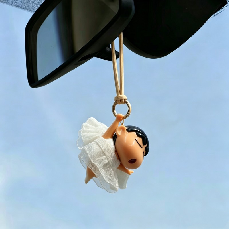 クレヨンしんちゃん エンジェルバレエ ミニカーバックミラー吊 - Car Accessories For Interior のレビューと価格