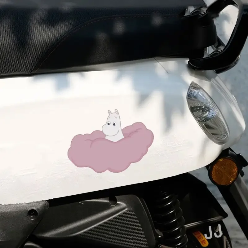 M-ムーミンのかわいいカートゥーン柄の防水カーステッカー。車 - Car Accessories Outside のレビューと価格