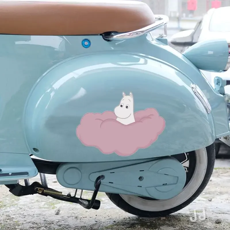 M-ムーミンのかわいいカートゥーン柄の防水カーステッカー。車 - Car Accessories Outside のレビューと価格