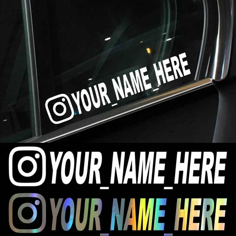 ユーザー名カスタムパーソナライズされた Instagram  - Car Accessories Outside のレビューと価格