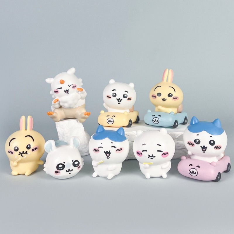 流行の置物 ハチワレうさぎ 漫画風 かわいい 車内装飾品 小 - Car Accessories For Interior のレビューと価格