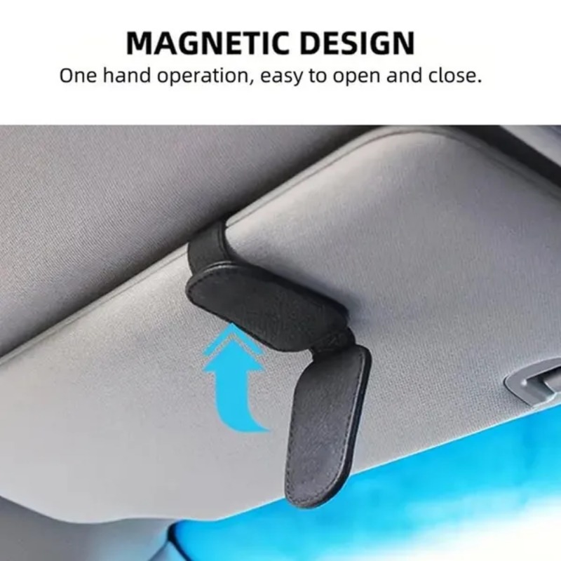 車のサンバイザーメガネケースホルダーサングラスクリップチケッ - Car Accessories For Interior のレビューと価格