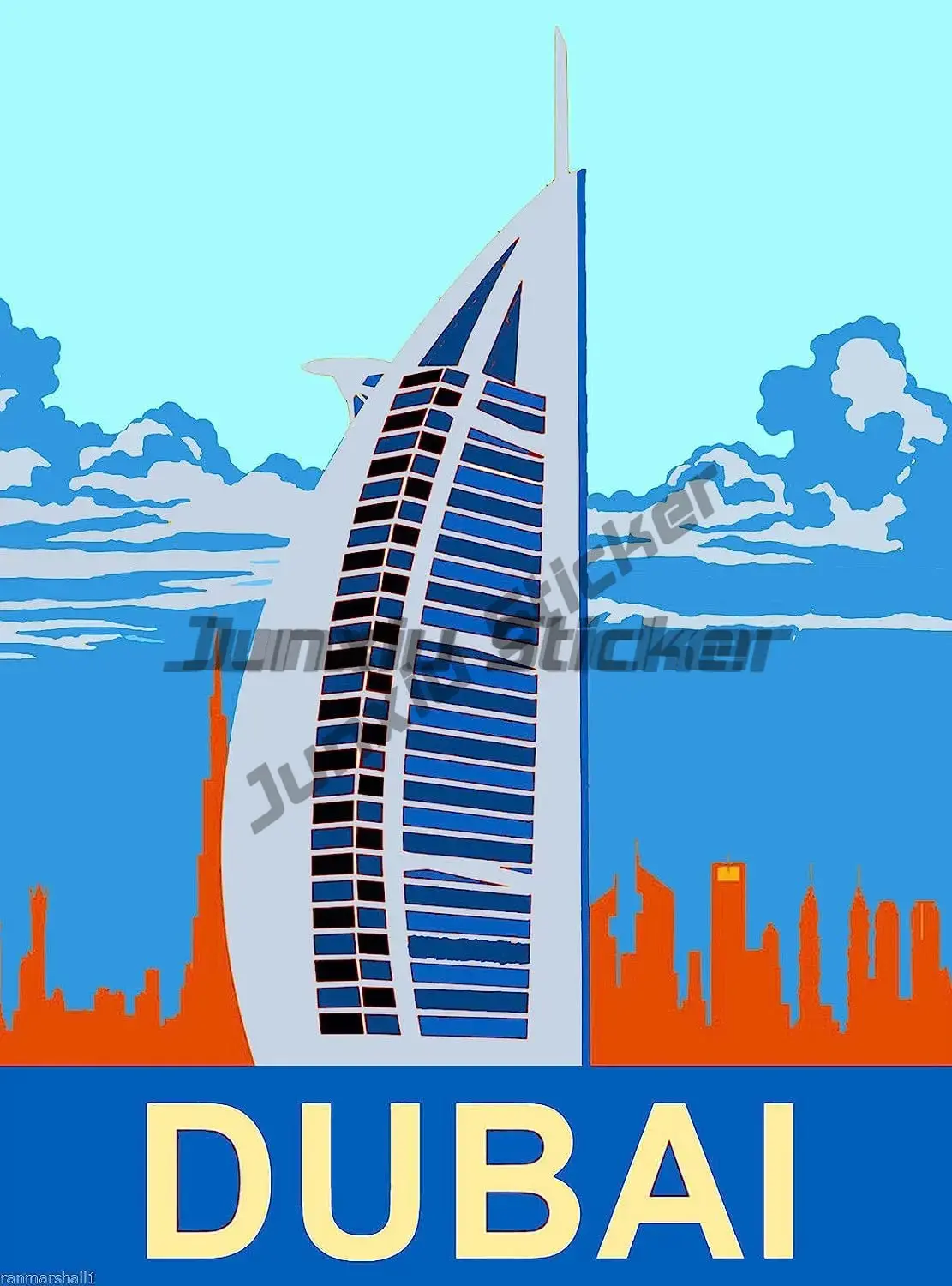 UAE ドバイ国旗車のステッカーキャンピングカー車オートバイ - Car Accessories In Dubai のレビューと価格