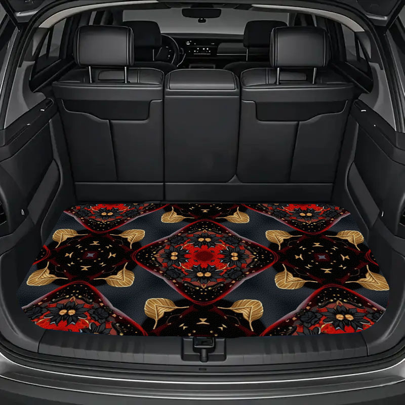 1枚入りプリントデザインカートランクマット、必須旅行用品、様 - Car Accessories Must Have のレビューと価格